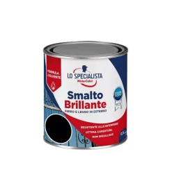 Smalti A Solvente|Smalto solvente brillante 0,5 lt. nero