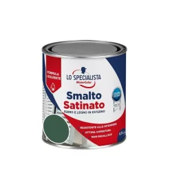 Smalti A Solvente|Smalto solvente satinato 0,5 lt. verde scuro