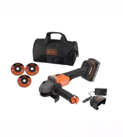 Black+Decker Smerigliatrici|Smerigliatrice angolare a batteria "bcg6l8d1s-qw" 115 mm 18v