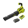 Soffiatori E Aspiratori-Ryobi Soffiatore a batteria con turbine jet "ry36blxa-140p" batterie incluse 2x4ah 36v