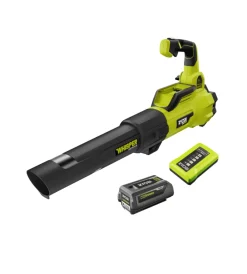 Soffiatori E Aspiratori-Ryobi Soffiatore a batteria con turbine jet "ry36blxa-140p" batterie incluse 2x4ah 36v