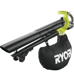 Soffiatori E Aspiratori-Ryobi Soffiatore aspiratore a batteria "obv18" 18v, solo corpo macchina