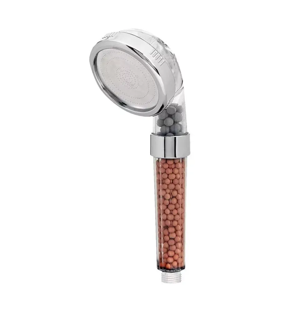 Docce E Accessori- Soffione doccia relax con sali minerali, ø 8 cm