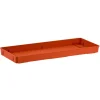 Coltivazione E Cura- Sottocassetta/sottovaso per gerani colore cotto - lungo 30 cm.