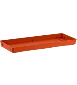 Coltivazione E Cura- Sottocassetta/sottovaso per gerani colore cotto - lungo 30 cm.