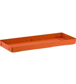 Clearance Sottocassetta/sottovaso per gerani colore cotto - lungo 40 cm. Coltivazione E Cura