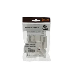 New Sottopiede a pinza bianco ø 18 - 20 mm. con perno 8 pz. Accessori