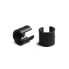 Accessori|Sottopiede a pinza nero ø 18 - 20 mm. con perno 8 pz.