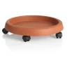 Bama Coltivazione E Cura|Sottovaso c ruote c. 25 terracotta