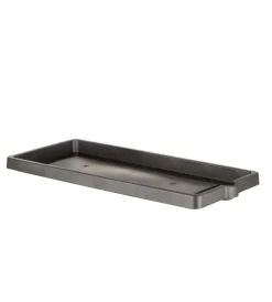 Coltivazione E Cura- Sottovaso in resina con decori effetto legno, 60 cm