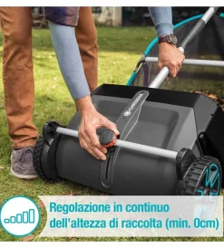 Online Spazzatrice raccogli foglie manuale 