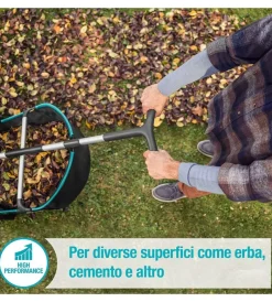 Online Spazzatrice raccogli foglie manuale 