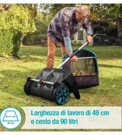 Online Spazzatrice raccogli foglie manuale 