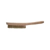 Lime, Raspe E Spazzole|Spazzola metallica setole ottone 4 ranghi