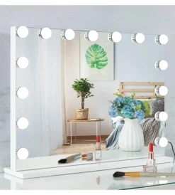 BellaHome Decorazione Pareti|Specchio con luci led