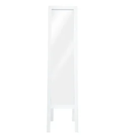 Decorazione Pareti-BellaHome Specchio da terra con cornice bianco 33x150 cm