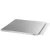 Gimetal Forni Pizza|Spianatoio/tagliere in acciaio con antiscivolo e bordo, 49x47 cm