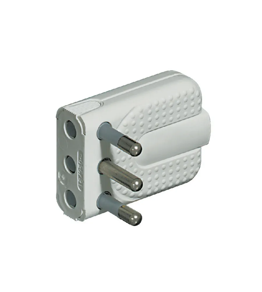 Spine E Prese-Bticino Spina corner salvaspazio 16a+t bianco - .