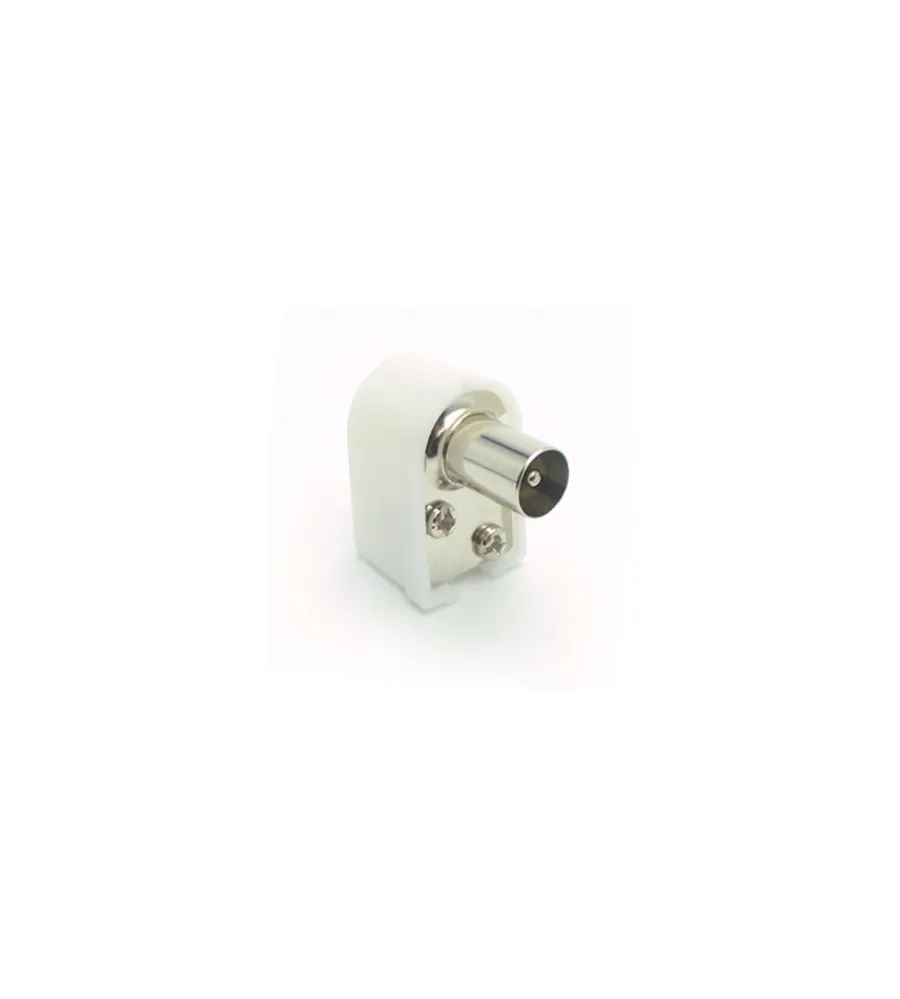 Antenne E Impianti Tv Sat- Spina maschio a gomito 9.52 mm.