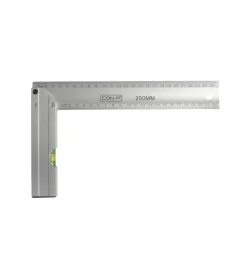 Strumenti Di Misurazione|Squadra per falegname 250 mm. con livella