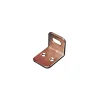 Sistemi Di Fissaggio|Squadretta per armadi con asola orizzontale bronzata 22 x 28 x 21 spessore 2 mm. - 4 pz.