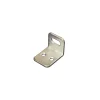 Sistemi Di Fissaggio- Squadretta per armadi con asola orizzontale nichelata 22 x 28 x 21 spessore 2 mm. - 4 pz.