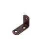 Sistemi Di Fissaggio|Squadretta reggipiani bronzata 25 x 35 x 15 spessore 2 mm. - 4 pz.