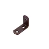New Squadretta reggipiani bronzata 20 x 30 x 12 spessore 2 mm. - 4 pz. Sistemi Di Fissaggio