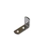 Outlet Squadretta reggipiani nichelata 20 x 30 x 12 spessore 2 mm. - 4 pz. Sistemi Di Fissaggio