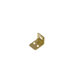 Ferramenta Per Mobili E Infissi|Squadrette con asola orizzontale - 22 x 28 mm. - nichelato - 4 pz.
