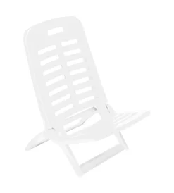 Best Sspiaggina pieghevole "playa" in polipropilene bianco 40x51,5x62 cm Mobili Da Giardino E Accessori