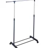 Sale Stender appendiabiti singolo estensibile con ruote, 82,5/125x42,5x97/170 cm Decorazione Ambienti