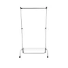 New Stender appendiabiti singolo estensibile con ruote in metallo bianco 90x45x102/172 cm Decorazione Ambienti