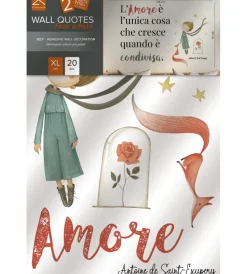 Decorazione Pareti|Sticker per pareti "piccolo principe", 47x67 cm