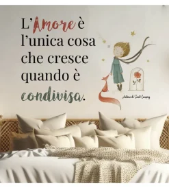 Decorazione Pareti|Sticker per pareti "piccolo principe", 47x67 cm