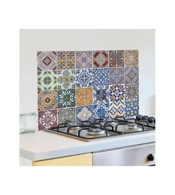 New Sticker per piano cottura "kp azulejos" - 47x65 cm Decorazione Pareti