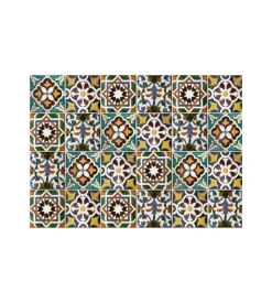 Best Sticker per piano cottura "kp tiles green"- 47x65 cm Decorazione Pareti