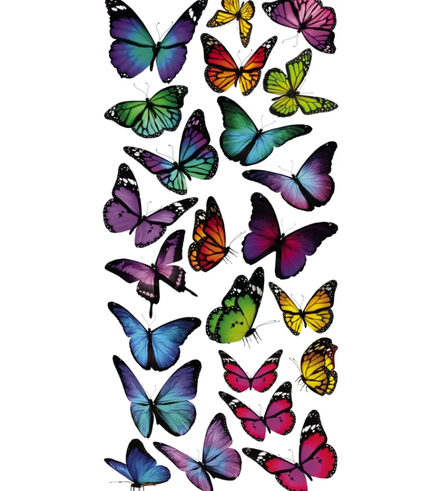 Decorazione Pareti- Stickers creative s colourful butterflies - decoro crearreda.