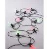 Outlet Stringa led elettrificata "picnic" nera 10m, 5w Illuminazione Per Esterno