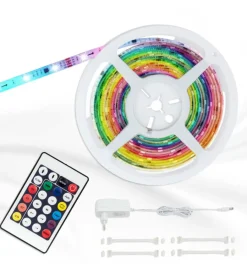 Online Striscia led 5 mt con telecomando, 24w Illuminazione Per Interno