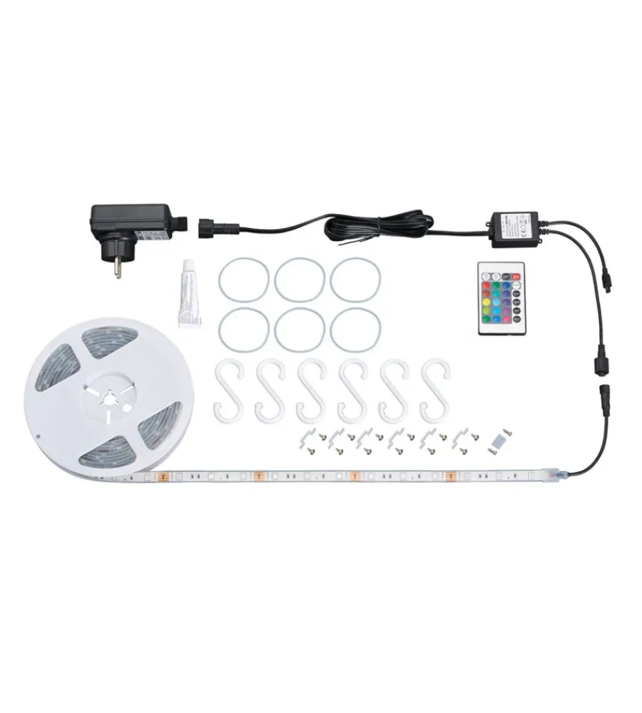 Illuminazione Per Interno- Striscia led 3 mt con telecomando, 18w