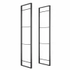 Armadi-Emuca Struttura per scaffale lader in acciaio nero, 115 cm