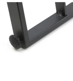 Armadi-Emuca Struttura per scaffale lader in acciaio nero, 115 cm