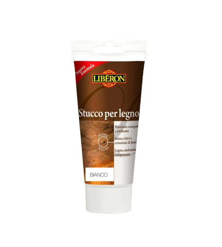 Stucchi Legno-V33 Stucco per legno all'acqua - bianco - 150 grammi