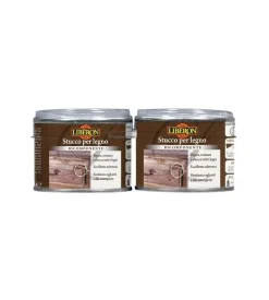 V33 Stucchi Legno|Stucco per legno bi-componente - noce scuro - 200 ml