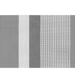 Stuoia da campeggio "kinetic 500" a righe grigio 300x300 cm Campeggio