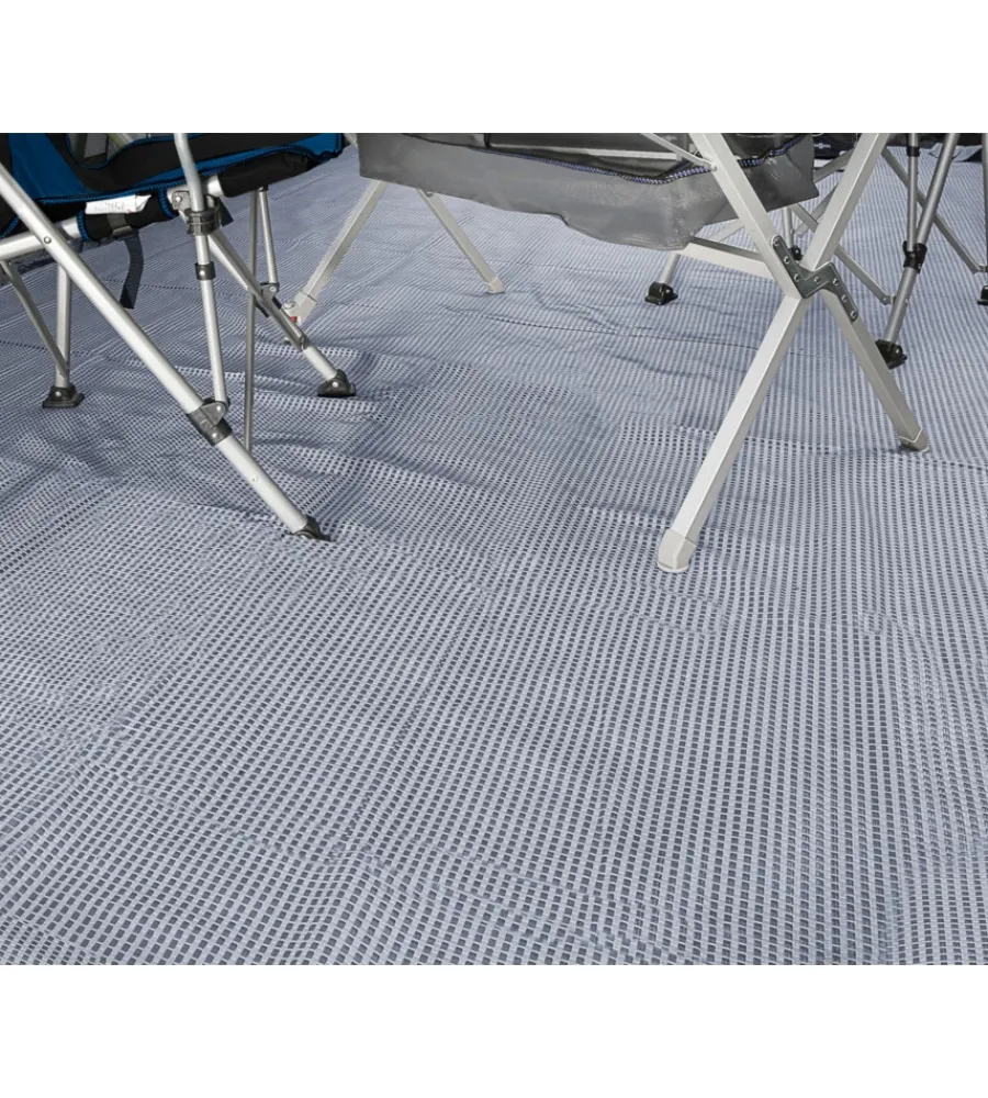 Campeggio-Brunner Stuoia da campeggio "kinetic 600" blu e grigio 300x300 cm