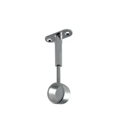 Ferramenta Per Mobili E Infissi- Supporti ciechi per tubo tondo - cromato - 2 pz.