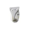 Clearance Supporti laterali per tubo tondo ø 20 mm. in plastica bianca 2 pz. Ferramenta Per Mobili E Infissi