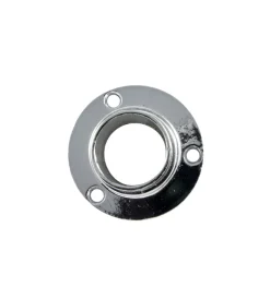 Supporti laterali per tubo tondo ø 20 mm. in zama cromata 2 pz. Ferramenta Per Mobili E Infissi